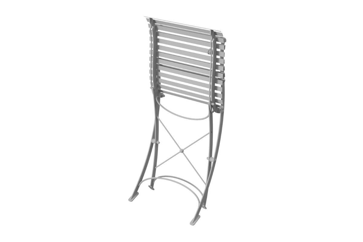 Darsham Bistro Folding Chair Design B Folded